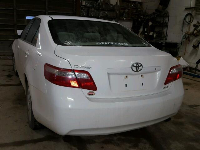 4T4BE46K89R055507 - 2009 TOYOTA CAMRY BASE WHITE photo 3