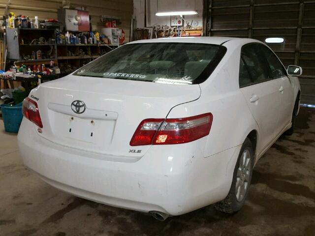 4T4BE46K89R055507 - 2009 TOYOTA CAMRY BASE WHITE photo 4