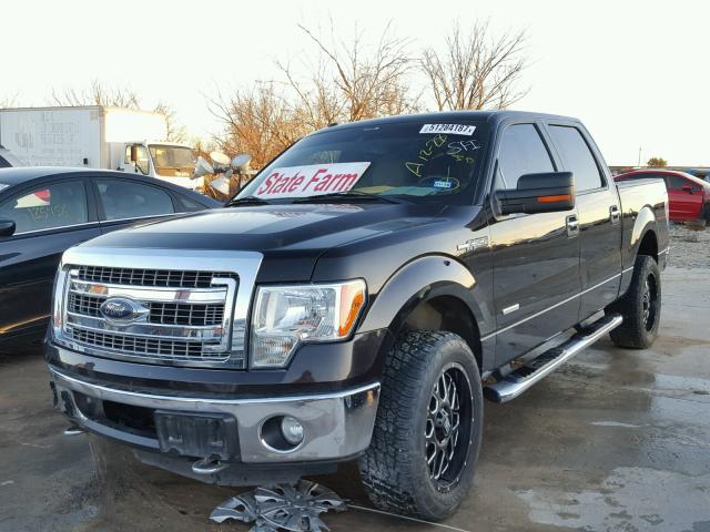 1FTFW1ETXDFA16226 - 2013 FORD F150 SUPER BLACK photo 2