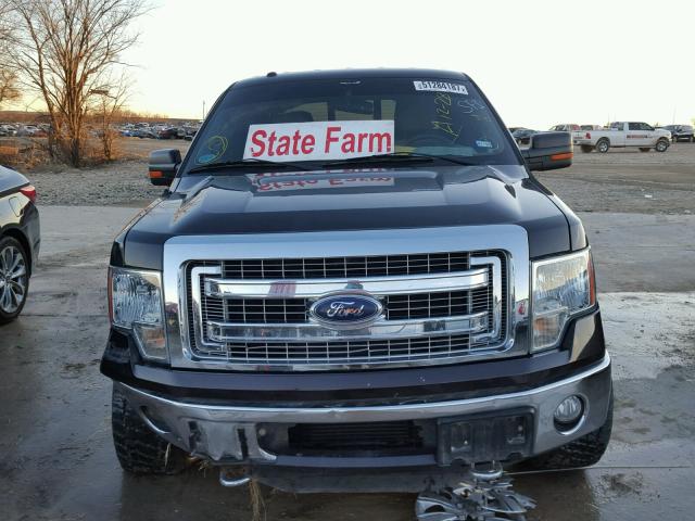 1FTFW1ETXDFA16226 - 2013 FORD F150 SUPER BLACK photo 9