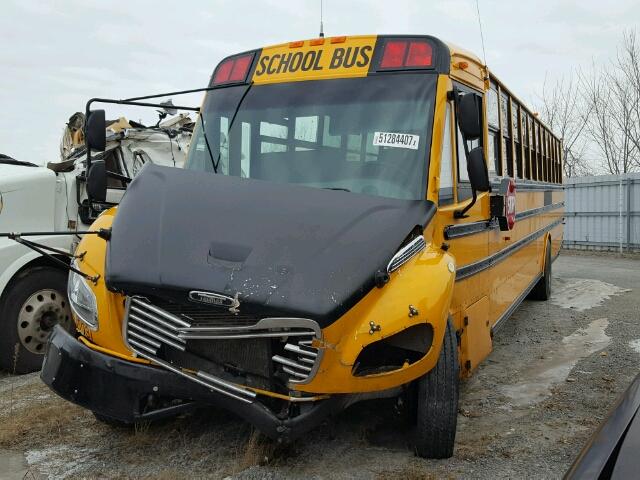 4UZABRDU5GCHH1055 - 2016 FREIGHTLINER CHASSIS B2 YELLOW photo 2