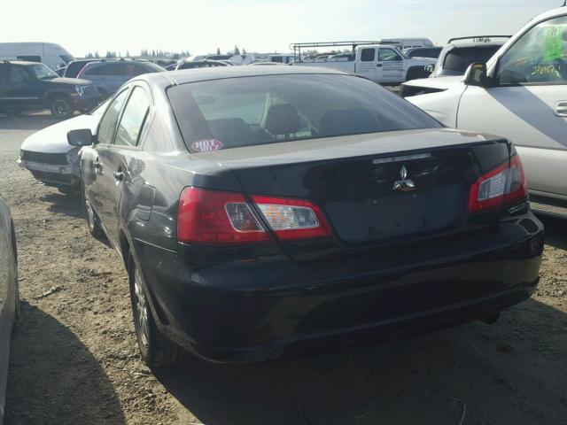 4A32B2FF5BE023464 - 2011 MITSUBISHI GALANT FE BLACK photo 3