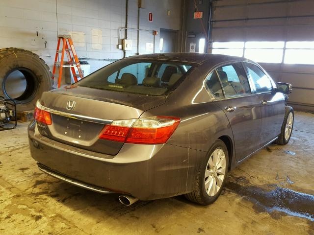 1HGCR2F83FA126532 - 2015 HONDA ACCORD EXL GRAY photo 4