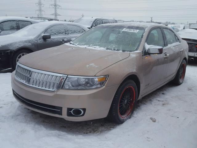 3LNHM26T28R605391 - 2008 LINCOLN MKZ GOLD photo 2