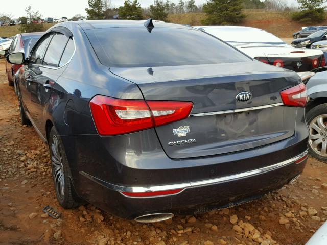 KNALN4D78E5149535 - 2014 KIA CADENZA PR GRAY photo 3