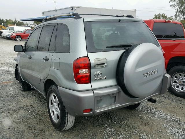 JTEGD20V940041044 - 2004 TOYOTA RAV4 SILVER photo 3