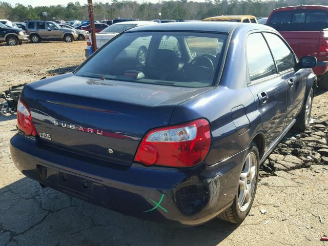 JF1GD67585H507119 - 2005 SUBARU IMPREZA RS BLUE photo 4