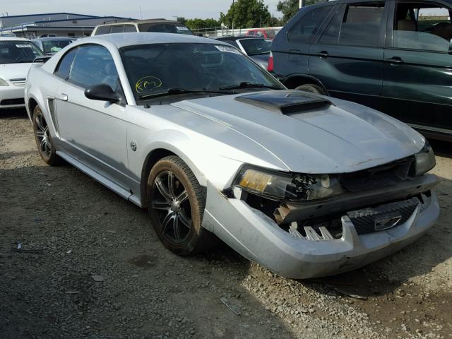 1FAFP406X4F224323 - 2004 FORD MUSTANG SILVER photo 1
