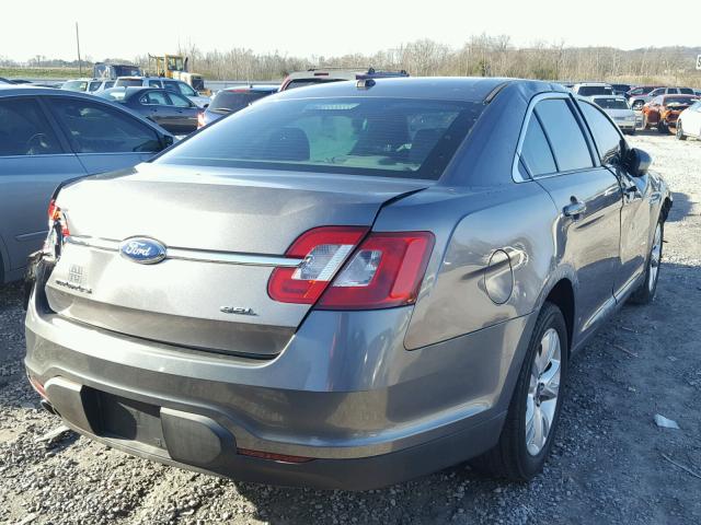 1FAHP2EW8BG180724 - 2011 FORD TAURUS SEL GRAY photo 4