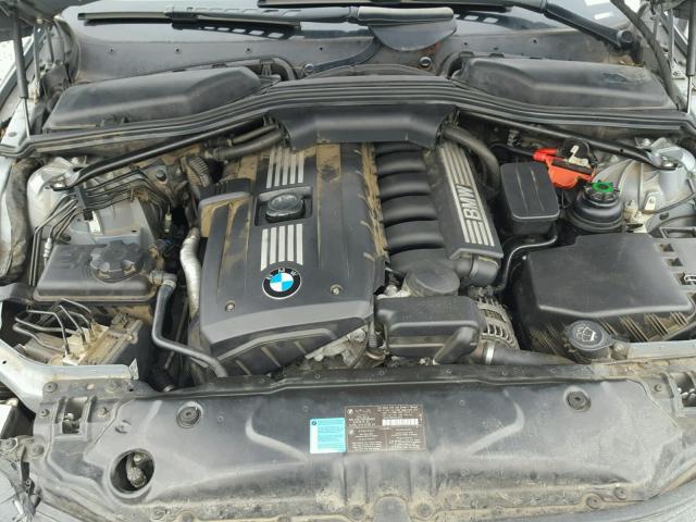 WBANU53568CT00681 - 2008 BMW 528 I GRAY photo 7