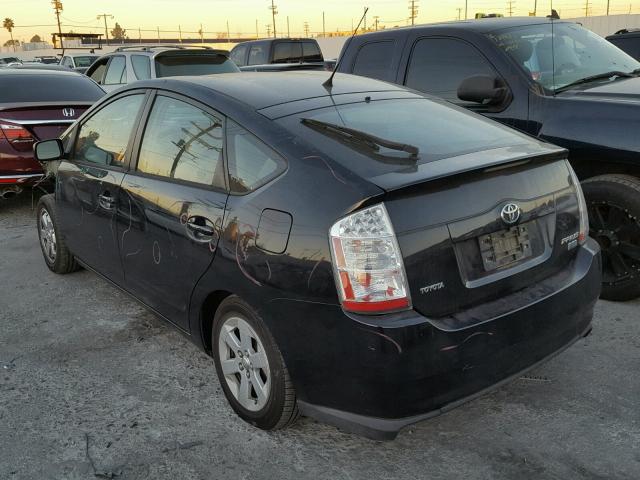 JTDKB20U667534606 - 2006 TOYOTA PRIUS BLACK photo 3