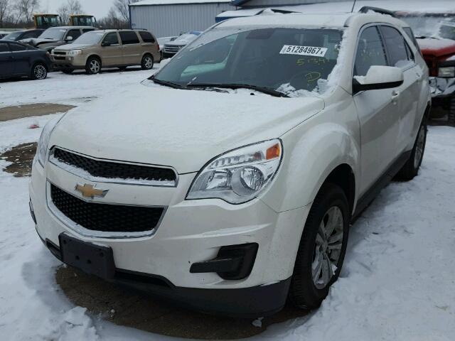 1GNALBEKXEZ103728 - 2014 CHEVROLET EQUINOX LT WHITE photo 2