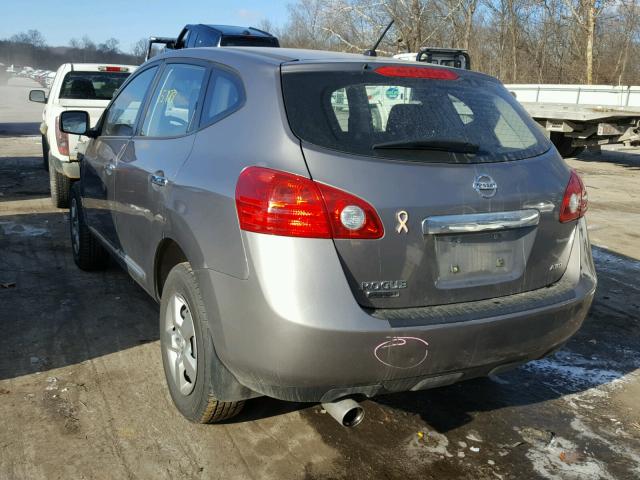 JN8AS5MV1EW700684 - 2014 NISSAN ROGUE SELE GRAY photo 3