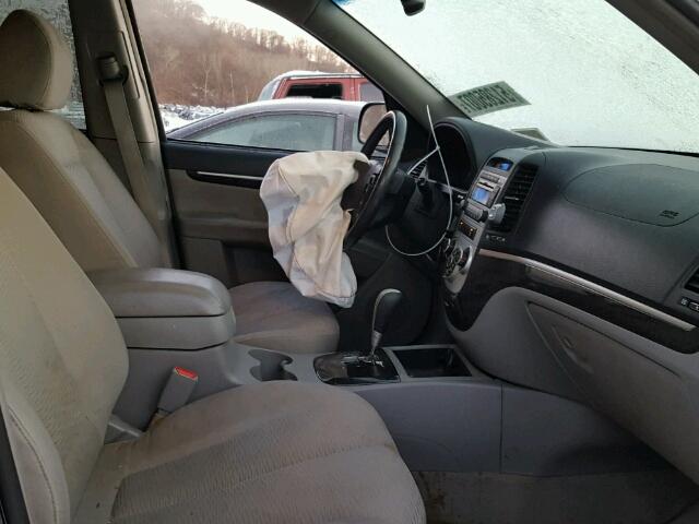 5NMSH73E57H109128 - 2007 HYUNDAI SANTA FE S BLACK photo 5