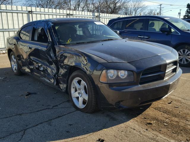 2B3KA43D79H501067 - 2009 DODGE CHARGER BLACK photo 1