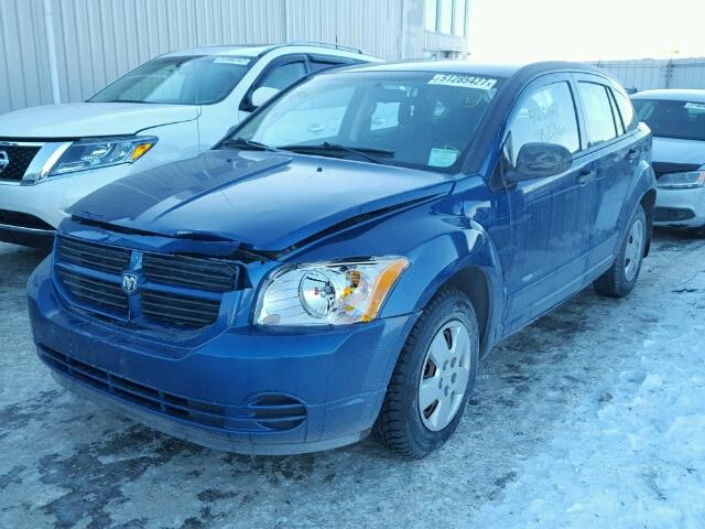 1B3HB28C19D204000 - 2009 DODGE CALIBER SE BLUE photo 2