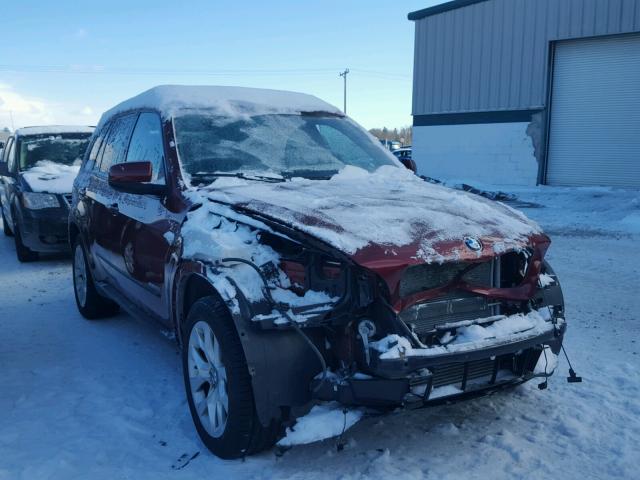 5UXZV4C54BL739864 - 2011 BMW X5 XDRIVE3 MAROON photo 1