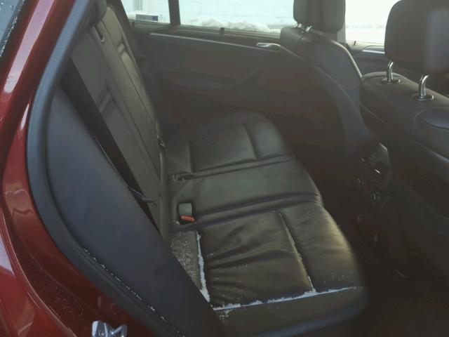 5UXZV4C54BL739864 - 2011 BMW X5 XDRIVE3 MAROON photo 6