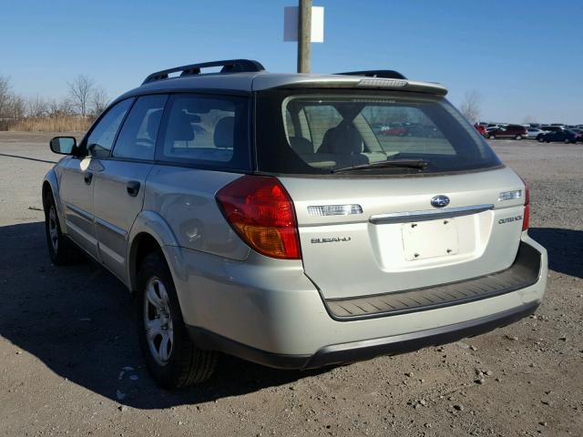 4S4BP61C177311255 - 2007 SUBARU LEGACY OUT GOLD photo 3