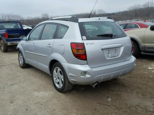 5Y2SL63885Z425487 - 2005 PONTIAC VIBE SILVER photo 3