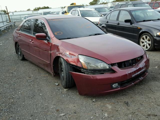 1HGCM66583A070689 - 2003 HONDA ACCORD RED photo 1