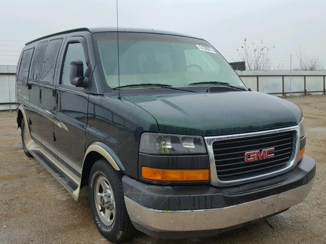 1GDFG15T731111959 - 2003 GMC SAVANA RV GREEN photo 1