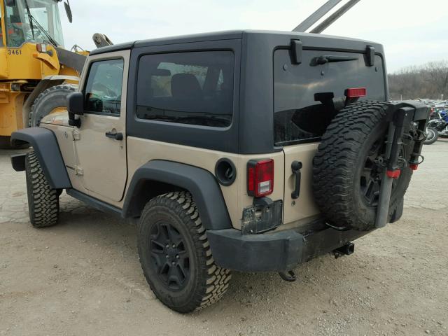1C4AJWAG9GL233609 - 2016 JEEP WRANGLER S CREAM photo 3