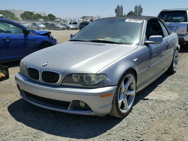 WBABW33474PL24659 - 2004 BMW 325 CI SILVER photo 2