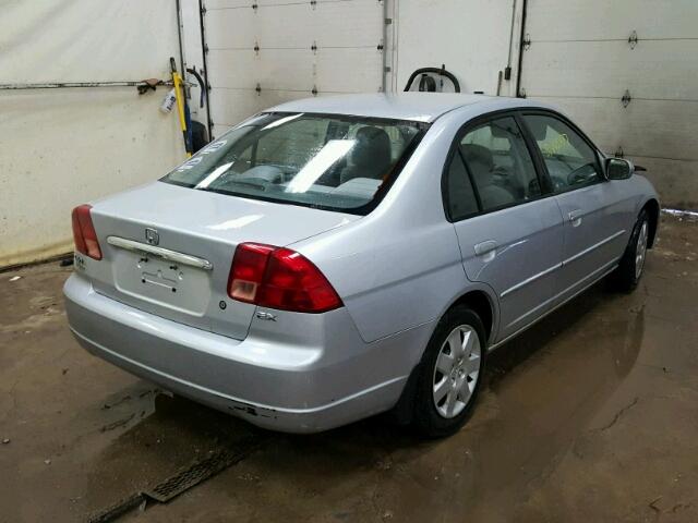 1HGES26731L063367 - 2001 HONDA CIVIC EX SILVER photo 4