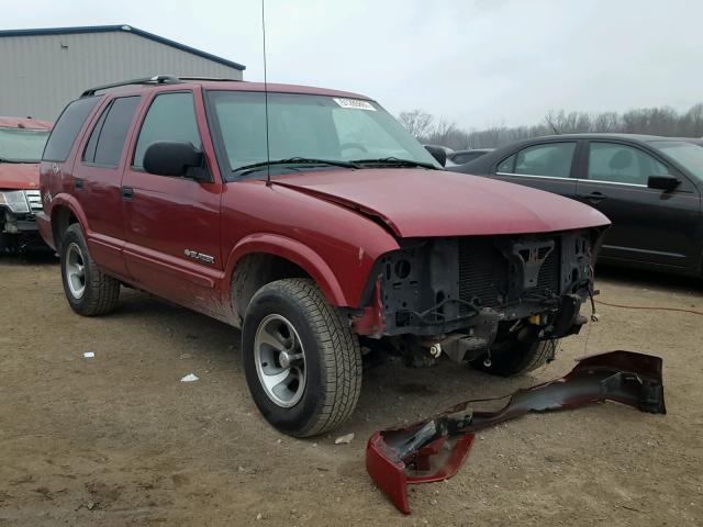 1GNCS13X94K144749 - 2004 CHEVROLET BLAZER RED photo 1