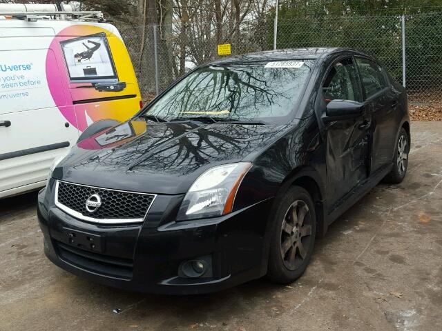 3N1AB6AP8CL670581 - 2012 NISSAN SENTRA 2.0 BLACK photo 2