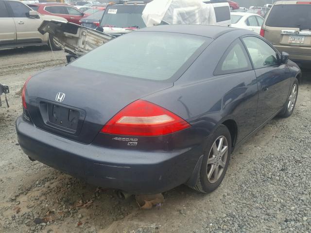 1HGCM82673A016892 - 2003 HONDA ACCORD EX BLUE photo 4