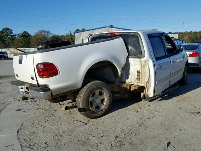 1FTRW07L31KC62106 - 2001 FORD F150 SUPER WHITE photo 4