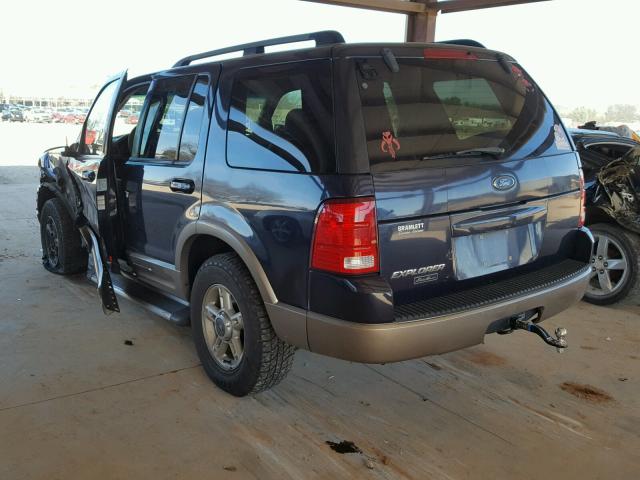 1FMZU64E22UA38292 - 2002 FORD EXPLORER E BLUE photo 3