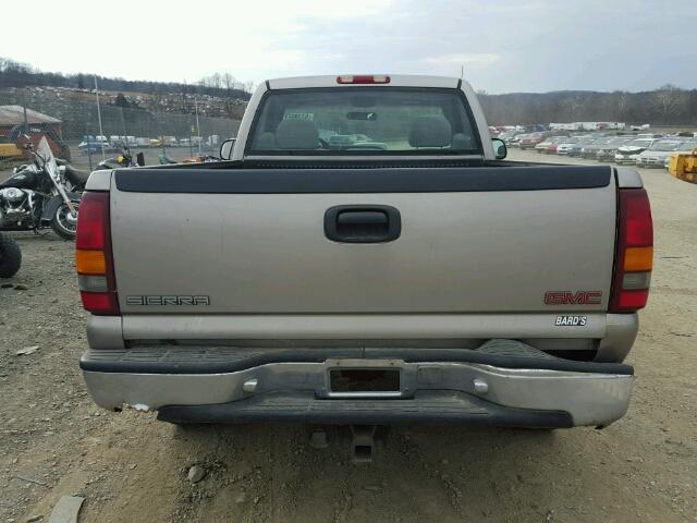 1GTEK14T0XE528905 - 1999 GMC NEW SIERRA GRAY photo 9