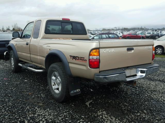 5TEWN72N94Z376019 - 2004 TOYOTA TACOMA XTR GOLD photo 3