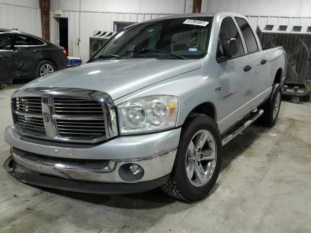 1D7HA18247S237638 - 2007 DODGE RAM 1500 S SILVER photo 2