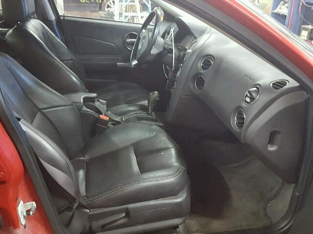 2G2WP552081107258 - 2008 PONTIAC GRAND PRIX RED photo 5