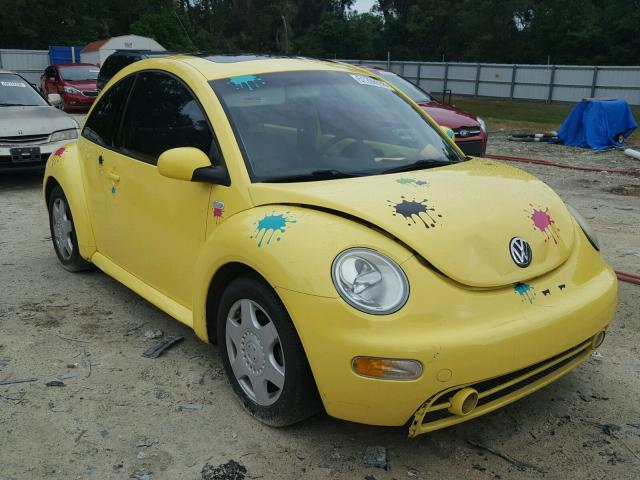 3VWCS21C71M424136 - 2001 VOLKSWAGEN NEW BEETLE 黄色 照片 1