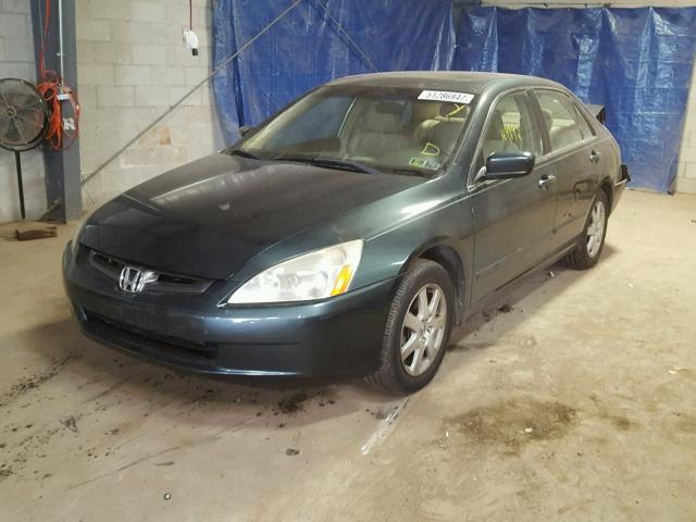 1HGCM66505A030187 - 2005 HONDA ACCORD EX GREEN photo 2