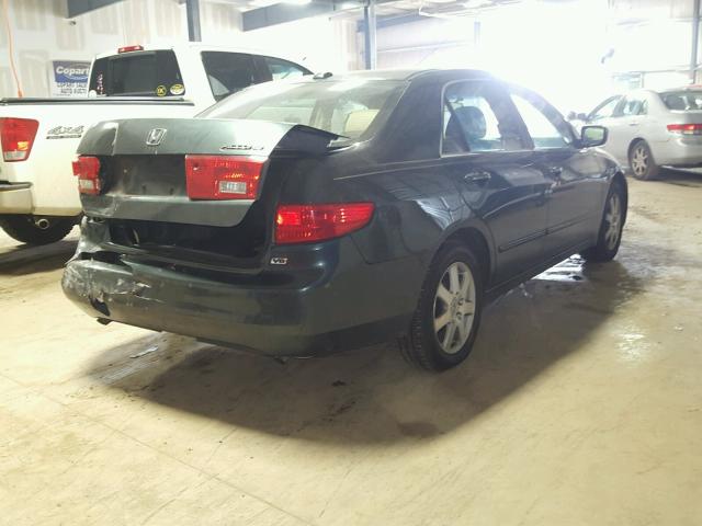 1HGCM66505A030187 - 2005 HONDA ACCORD EX GREEN photo 4