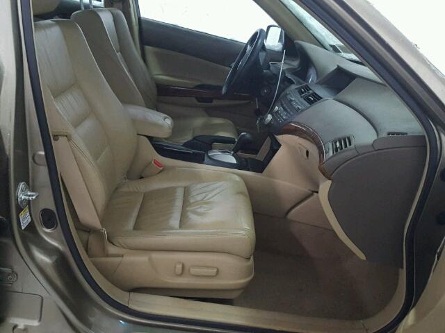 1HGCP36859A048870 - 2009 HONDA ACCORD EXL TAN photo 5