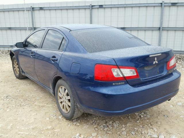 4A3AB36F99E031918 - 2009 MITSUBISHI GALANT ES BLUE photo 3