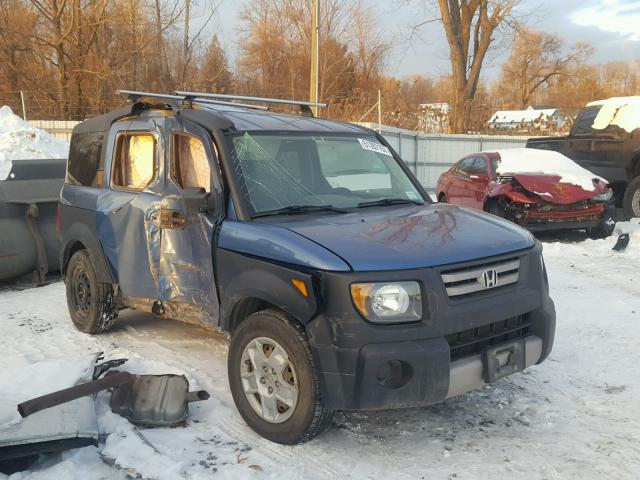 5J6YH27388L004745 - 2008 HONDA ELEMENT LX BLUE photo 1