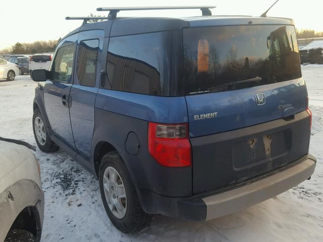 5J6YH27388L004745 - 2008 HONDA ELEMENT LX BLUE photo 3