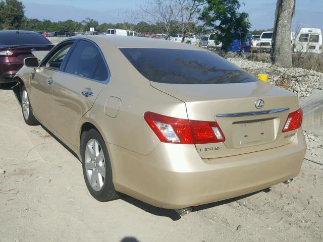 JTHBJ46G082215703 - 2008 LEXUS ES 350 BEIGE photo 3