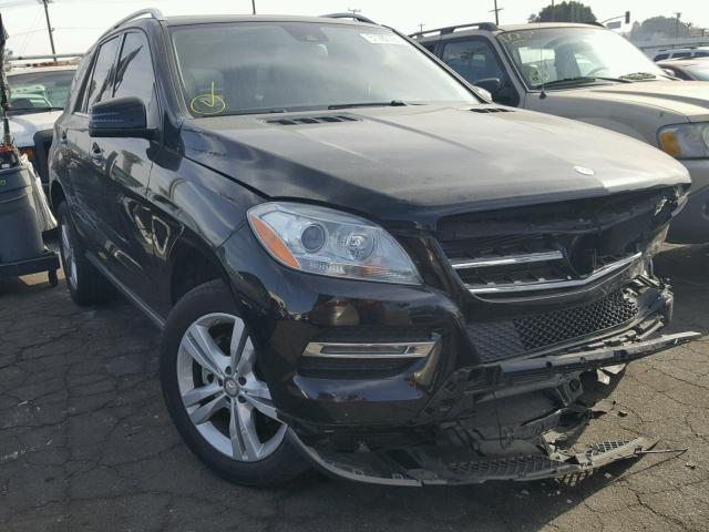 4JGDA5JB2EA308537 - 2014 MERCEDES-BENZ ML 350 BLACK photo 1