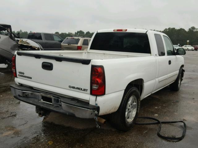 2GCEC19T551272586 - 2005 CHEVROLET SILVERADO WHITE photo 4