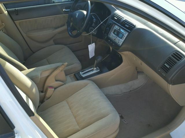 2HGES26745H628387 - 2005 HONDA CIVIC EX 白色 照片 5