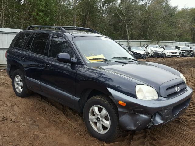 KM8SC13D65U921932 - 2005 HYUNDAI SANTA FE G BLUE photo 1